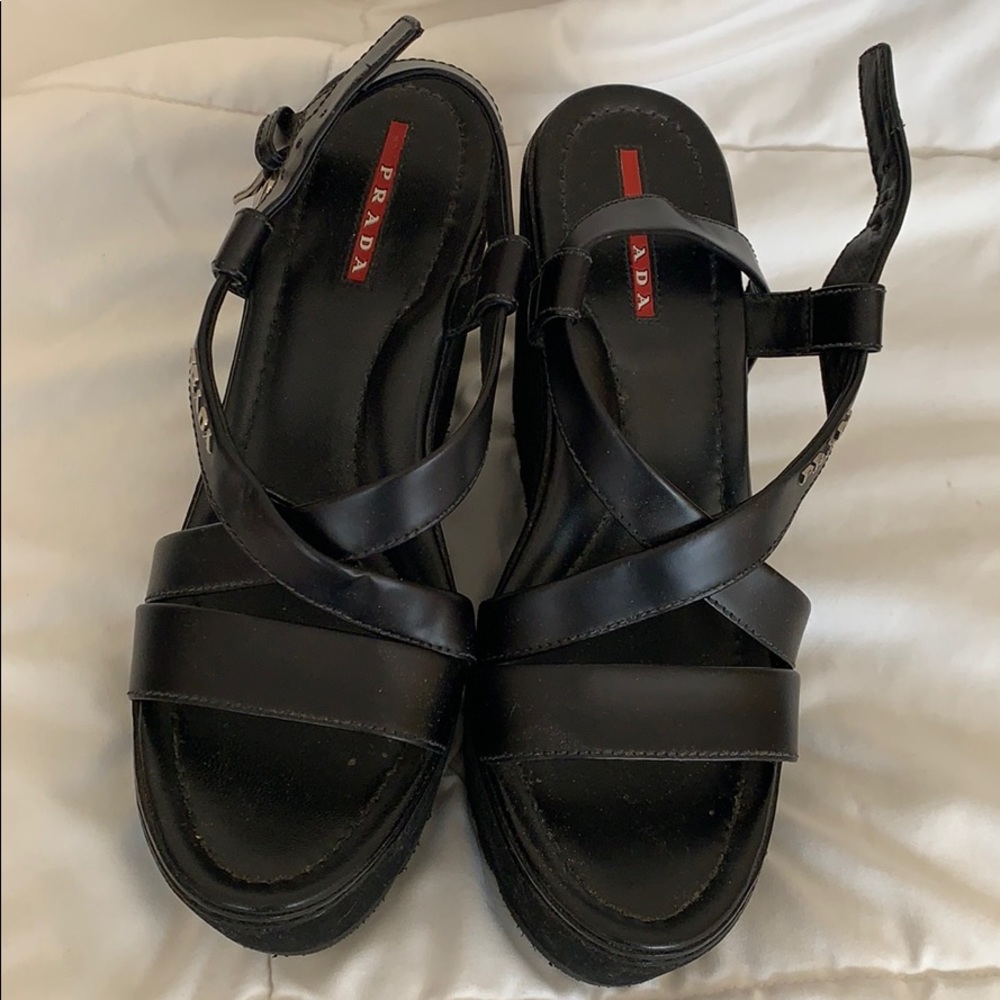 Prada wedges size 8.5